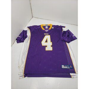 Brett Favre #4 Minnesota Vikings Reebok Jersey Men’s Size XXL NFL Pre Owned